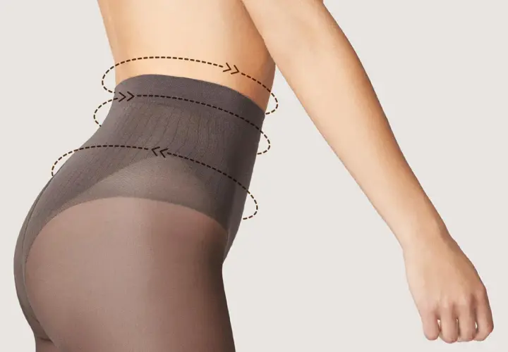 Formskönande 20 denier tights som ger en slät silhuett.