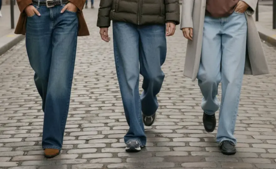 Skor till vida jeans - Så lyckas du med stilen