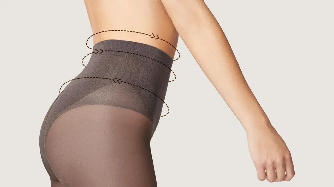 Formskönande 20 denier tights som ger en slät silhuett.