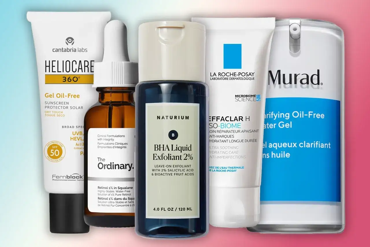 Hudvårdsprodukter som kan hjälpa mot pormaskar: Heliocare, The Ordinary, Naturium, La Roche-Posay, Murad.